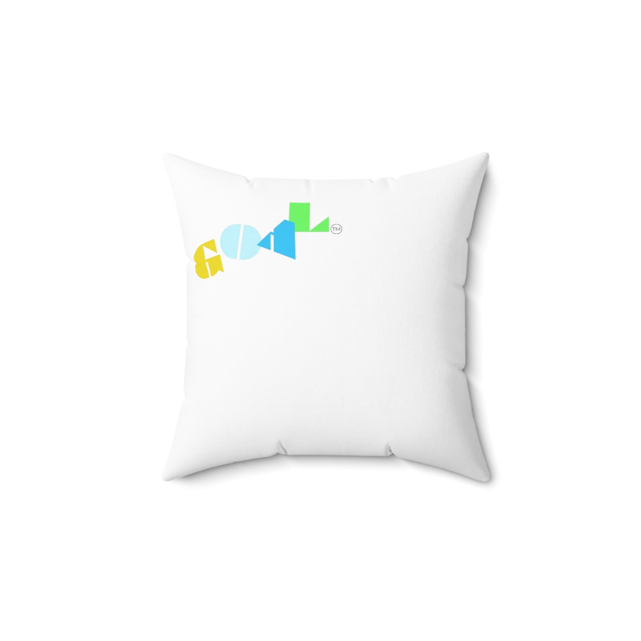 Geometric Colorful Coral Reef Pillow — Modern Ocean Accent Cushion