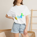 Cool Geometric Logo T-Shirt — Colorful Retro Graphic Tee