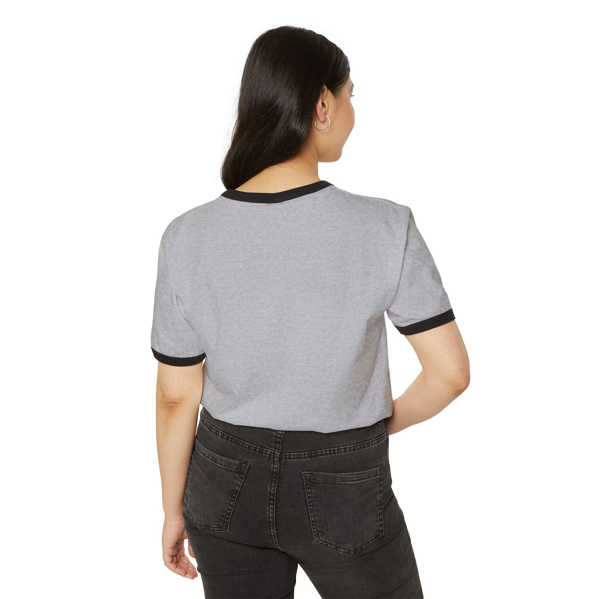 Retro Geometric Logo Ringer Tee