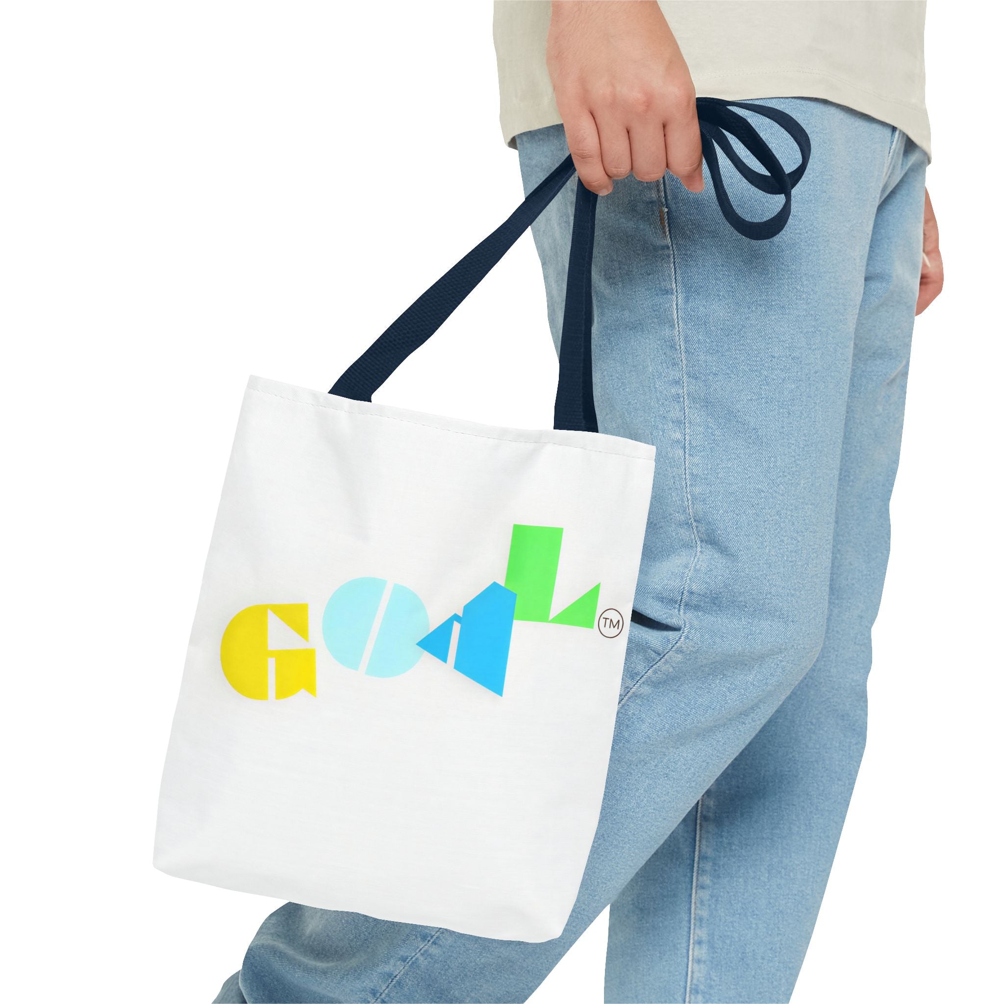 Tote — Colorful Geometric 'GOLD' AOP Tote Bag
