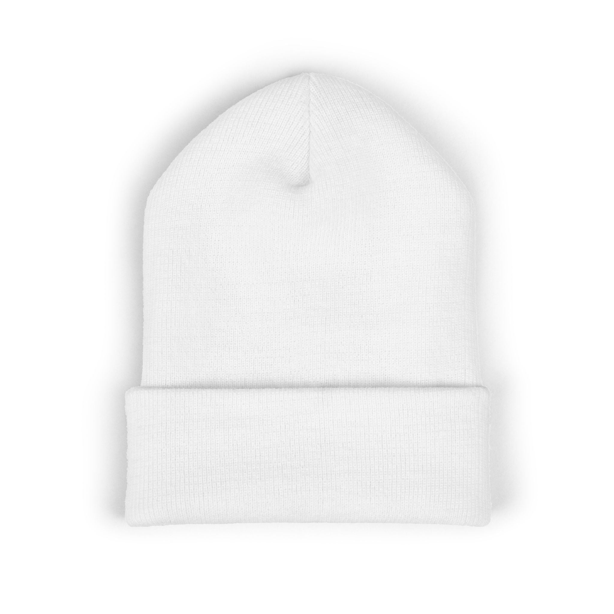 Embroidered 'Soul' Colorblock Cuffed Beanie — Cozy Winter Knit Hat