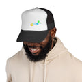 Minimal Geometric Fish Trucker Cap